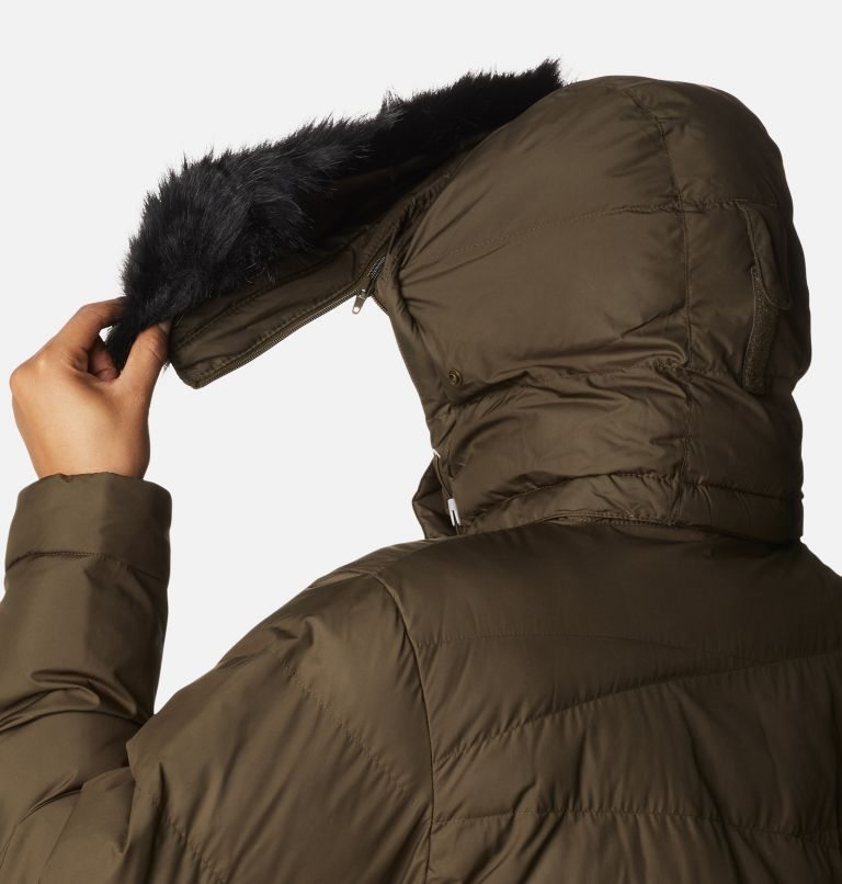 Women's Columbia Peak to Park Mid Insulated Jackets Olive | Plus Size CA-M0A68